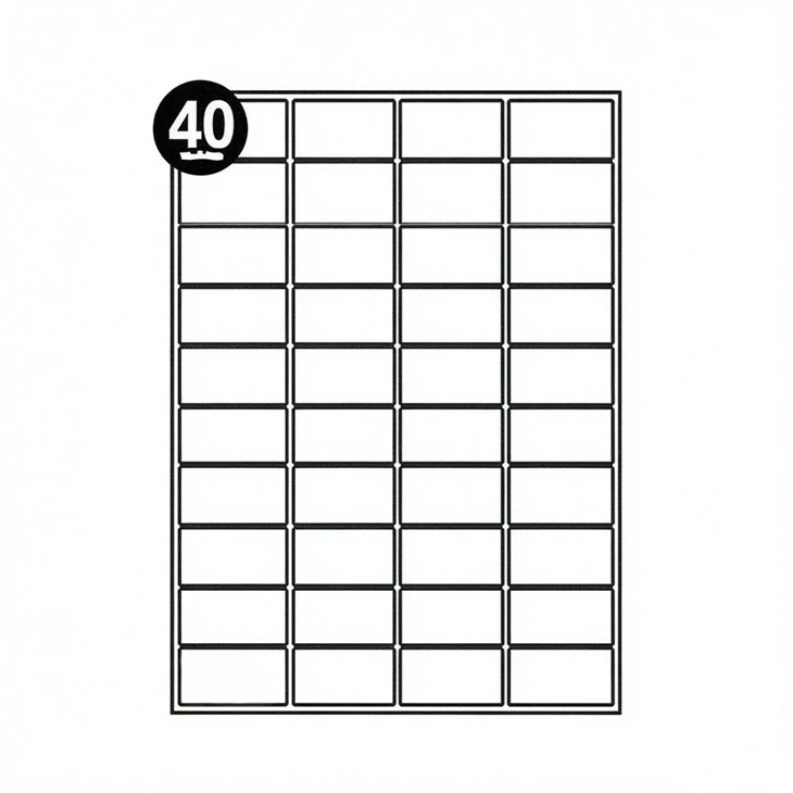 Full Page Adhesive Labels factory